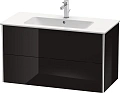 Тумба под раковину Duravit XSquare XS417304040 подвесная 101 см черный глянцевый Тумба под раковину Duravit XSquare XS417304040 подвесная 101 см черный глянцевый