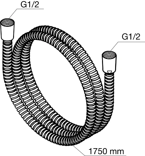 Душевой шланг AM.PM АМРМ Смесители F0400264 1750 мм Душевой шланг AM.PM АМРМ Смесители F0400264 1750 мм