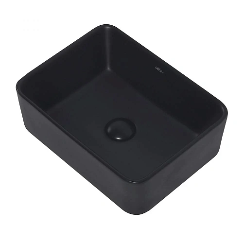 Раковина ABBER Rechteck AC2213MB накладная, черная матовая Раковина ABBER Rechteck AC2213MB накладная, черная матовая