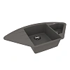 Кухонная мойка Lemark IRKANA 980 врезная угловая из кварцгранита, с крылом, серый шелк 9910047 Кухонная мойка Lemark IRKANA 980 врезная угловая из кварцгранита, с крылом, серый шелк 9910047
