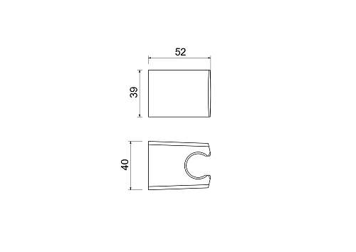Держатель ручного душа Aquatek AQ2403MB Черный матовый Держатель ручного душа Aquatek AQ2403MB Черный матовый
