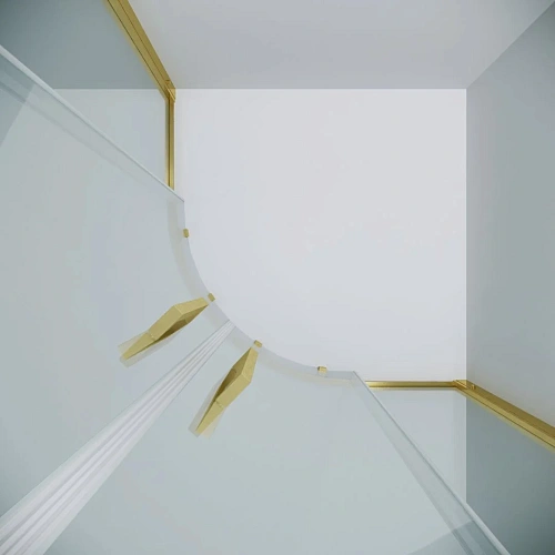 Душевой уголок GROSSMAN Cosmo 301.K33.02.9090.32.00 (90x90x195) полукруг,раздвижн,золото сатин,стекло прозрач Душевой уголок GROSSMAN Cosmo 301.K33.02.9090.32.00 (90x90x195) полукруг,раздвижн,золото сатин,стекло прозрач