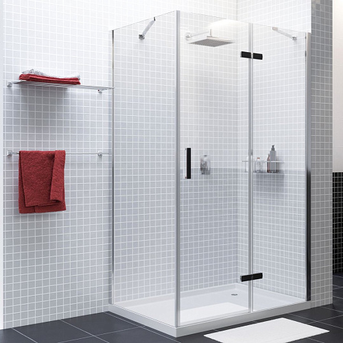 Душевой уголок WasserKRAFT Aller 10H07RBLACK MATT черный/хром Душевой уголок WasserKRAFT Aller 10H07RBLACK MATT черный/хром