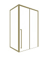 Душевой уголок Timo (T54L+T63)  TDSS-140/17C-8L, раздвижная дверь 1400x2000, профиль золото матовое,  торцевое стекло TSS-1000/17C-8 1000x2000 Душевой уголок Timo (T54L+T63)  TDSS-140/17C-8L, раздвижная дверь 1400x2000, профиль золото матовое,  торцевое стекло TSS-1000/17C-8 1000x2000