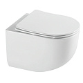 Унитаз подвесной AQUAme AQM2012 сиденье SoftClose, технология смыва QUIET, 495х360х370 Унитаз подвесной AQUAme AQM2012 сиденье SoftClose, технология смыва QUIET, 495х360х370