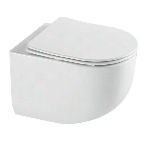 Унитаз подвесной AQUAme AQM2012 сиденье SoftClose, технология смыва QUIET, 495х360х370 Унитаз подвесной AQUAme AQM2012 сиденье SoftClose, технология смыва QUIET, 495х360х370