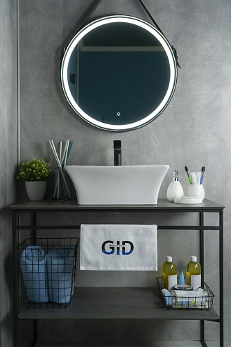 Раковина Gid N9108 51121 накладная белая 49x41x19 Раковина Gid N9108 51121 накладная белая 49x41x19