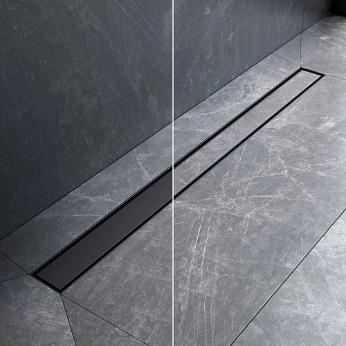 Душевой лоток AM.PM Master Flow W01SC-U11-090-04BM Tile 90см, черный матовый Душевой лоток AM.PM Master Flow W01SC-U11-090-04BM Tile 90см, черный матовый