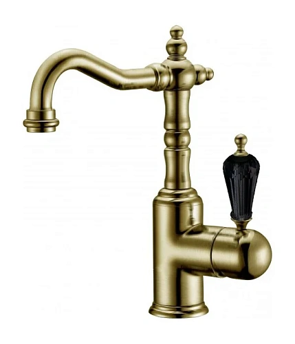 Смеситель для раковины Boheme MEDICI Ripresa 302-BSW с черным Swarovski Смеситель для раковины Boheme MEDICI Ripresa 302-BSW с черным Swarovski