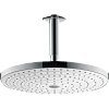 Верхний душ hansgrohe Raindance Select S 300 2jet потолочный, белый/хром 27337400 Верхний душ hansgrohe Raindance Select S 300 2jet потолочный, белый/хром 27337400