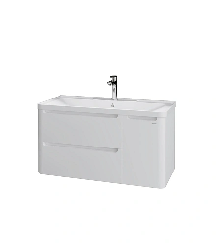 Тумба под раковину GROSSMAN АДЕЛЬ-100 см белая (ум. Aдель-100) подвесная 1010001 Тумба под раковину GROSSMAN АДЕЛЬ-100 см белая (ум. Aдель-100) подвесная 1010001