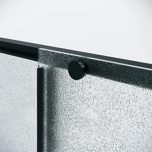 Душевая дверь Niagara Nova NG-84-L10CHB (100х195) черный матовый, раздвижная влево, стекло шиншилла Душевая дверь Niagara Nova NG-84-L10CHB (100х195) черный матовый, раздвижная влево, стекло шиншилла