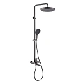 Душевая система Raglo R07.24.09 излив поворотный 20 см, графит Душевая система Raglo R07.24.09 излив поворотный 20 см, графит