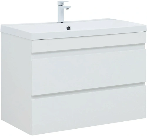 Тумба с раковиной Aquanet Нота new 90 00335872 белый глянец Тумба с раковиной Aquanet Нота new 90 00335872 белый глянец
