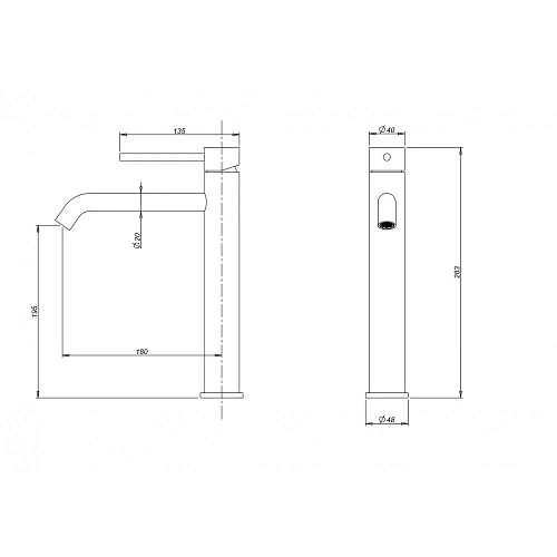 Смеситель для раковины Milacio Ultra ( MCU.551.SS ) нержавеющая сталь Смеситель для раковины Milacio Ultra ( MCU.551.SS ) нержавеющая сталь