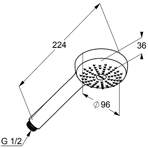 Душевая штанга Kludi LOGO 6810005-00WR9 хром Душевая штанга Kludi LOGO 6810005-00WR9 хром