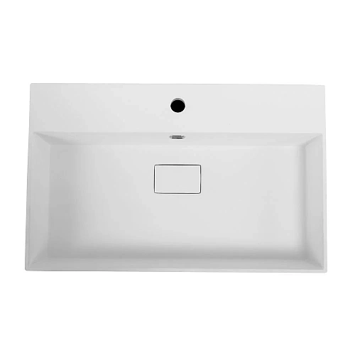 Раковина CEZARES 50313 Bianco opaco белый матовый 710x450 искусственный камень solid surface Раковина CEZARES 50313 Bianco opaco белый матовый 710x450 искусственный камень solid surface
