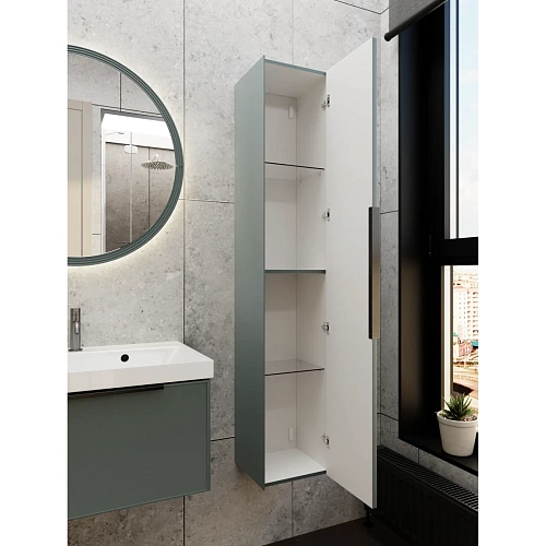 Тумба под раковину La Fenice SIMPLA Grigio 60 FNC-01-SIM-G-60 серо-зеленая Тумба под раковину La Fenice SIMPLA Grigio 60 FNC-01-SIM-G-60 серо-зеленая