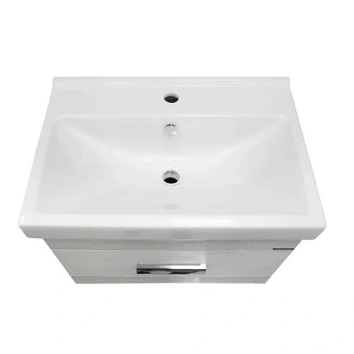 Тумба с раковиной Comforty Никосия-60Н 00004142203 дуб белый раковина Fest 60 F01 Тумба с раковиной Comforty Никосия-60Н 00004142203 дуб белый раковина Fest 60 F01