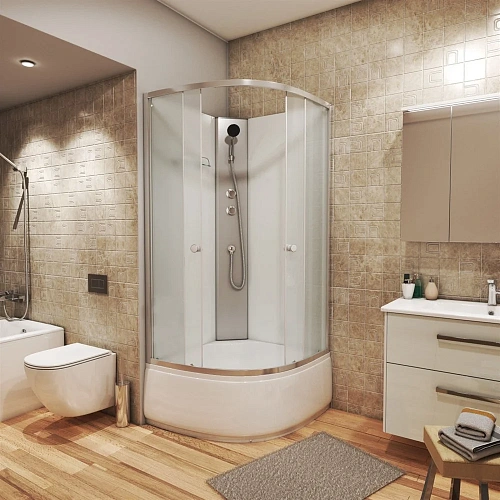 Душевая кабина Niagara NG 7308-08BK без крыши 7308BK Душевая кабина Niagara NG 7308-08BK без крыши 7308BK