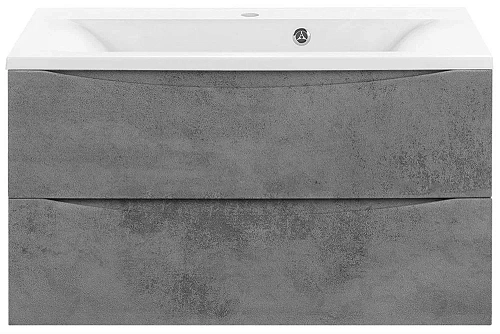 Тумба под раковину Vincea Mia 900 подвесная, 2 выкатных ящика soft close, Beton VMC-2MA900BT Тумба под раковину Vincea Mia 900 подвесная, 2 выкатных ящика soft close, Beton VMC-2MA900BT