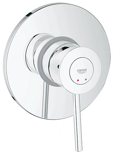 Смеситель для душа GROHE BauClassic (29048000) внешняя и встраиваемая части, хром Смеситель для душа GROHE BauClassic (29048000) внешняя и встраиваемая части, хром