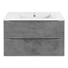 Тумба под раковину Vincea Mia 750 VMC-2MC750BT подвесная, 2 выкатных ящика soft close, Beton Тумба под раковину Vincea Mia 750 VMC-2MC750BT подвесная, 2 выкатных ящика soft close, Beton