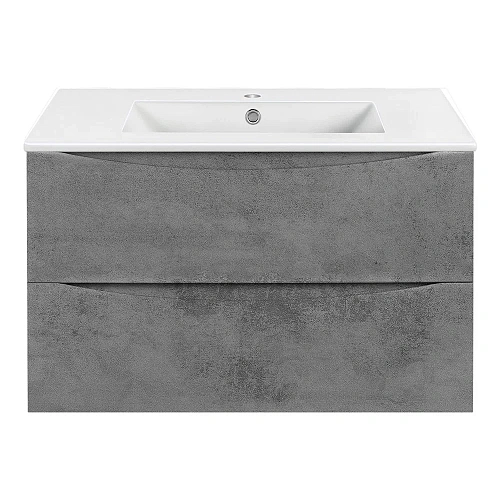 Тумба под раковину Vincea Mia 750 VMC-2MC750BT подвесная, 2 выкатных ящика soft close, Beton Тумба под раковину Vincea Mia 750 VMC-2MC750BT подвесная, 2 выкатных ящика soft close, Beton