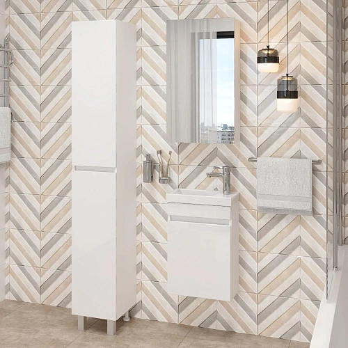 Тумба под раковину Onika Милтон 40 см 104007 подвесная, белая (для Миранда 40/Como-40) Тумба под раковину Onika Милтон 40 см 104007 подвесная, белая (для Миранда 40/Como-40)