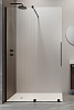 Картинка анонса товара «душевая дверь radaway furo walk-in black 53,8x200 прозрачное 8 мм левая 1/2 10106538-54-01l»