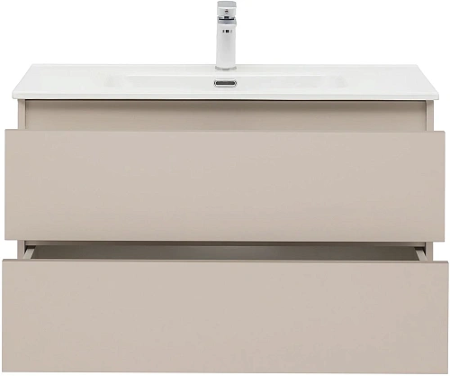 Тумба с раковиной Aquanet Вега 2.0 90 00344753 бежевый Тумба с раковиной Aquanet Вега 2.0 90 00344753 бежевый
