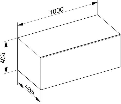 Тумба под раковину Keuco Edition 90 39027390000, 1000х400х485 мм, цвет: антрацит Тумба под раковину Keuco Edition 90 39027390000, 1000х400х485 мм, цвет: антрацит