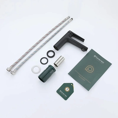 Смеситель для раковины Splenka S04.10.06, черный Смеситель для раковины Splenka S04.10.06, черный