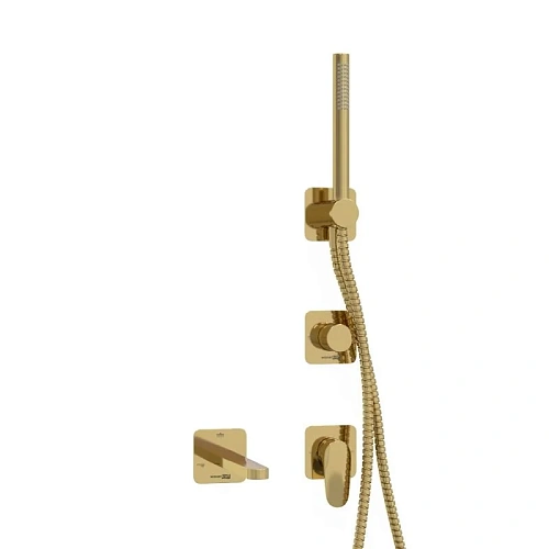 Смеситель для ванны WasserKRAFT A2151.277.279.280.197.281 встраиваемый золото Смеситель для ванны WasserKRAFT A2151.277.279.280.197.281 встраиваемый золото