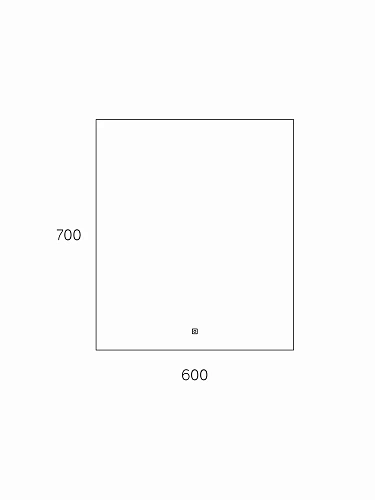 Зеркало Taliente Zled-T с LED-подсветкой, 60x70см, прямоугольное TA-Zled-T6070 Зеркало Taliente Zled-T с LED-подсветкой, 60x70см, прямоугольное TA-Zled-T6070