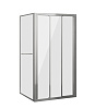Картинка анонса товара «душевой уголок grossman alba gr-9090 (90x90x190) квадрат, двери раздвижные»