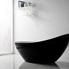 Ванна отдельностоящая ABBER AB9233MB 184x79 универсальная, черная матовая, акриловая Ванна отдельностоящая ABBER AB9233MB 184x79 универсальная, черная матовая, акриловая
