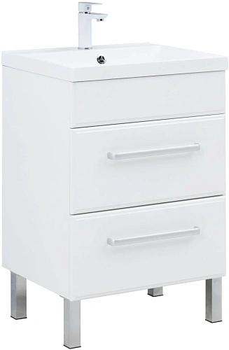 Тумба под раковину Aquanet Лукка 60 белый 00302396 напольная/подвесная Тумба под раковину Aquanet Лукка 60 белый 00302396 напольная/подвесная