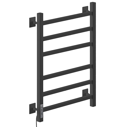 Полотенцесушитель электрический Ника STEP-1 60/50 RAL9005 черный матовый левый тэн STEP-1 60/50 черн мат лев Полотенцесушитель электрический Ника STEP-1 60/50 RAL9005 черный матовый левый тэн STEP-1 60/50 черн мат лев