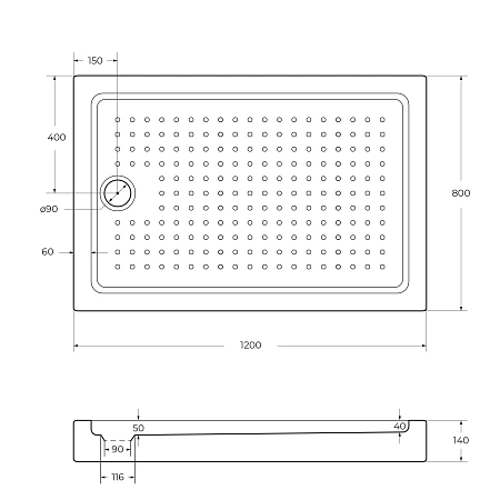 Душевой поддон CEZARES TRAY-A-AH-120/80-15-W0 1200x800 акрил, белый Душевой поддон CEZARES TRAY-A-AH-120/80-15-W0 1200x800 акрил, белый