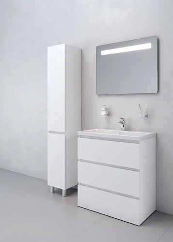 Тумба под раковину AM.PM Gem S M91FSX0752WG S, напольная, 75 см, белый Тумба под раковину AM.PM Gem S M91FSX0752WG S, напольная, 75 см, белый