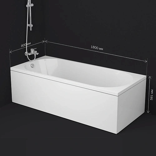 Акриловая ванна AM.PM X-Joy W94A-180-080W-A 180х80 Акриловая ванна AM.PM X-Joy W94A-180-080W-A 180х80