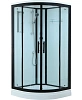 Душевая кабина Timo STANDART T-6609 B Black 90x90 Душевая кабина Timo STANDART T-6609 B Black 90x90