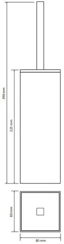 Ершик для унитаза Bemeta VIA 135913091 Ершик для унитаза Bemeta VIA 135913091