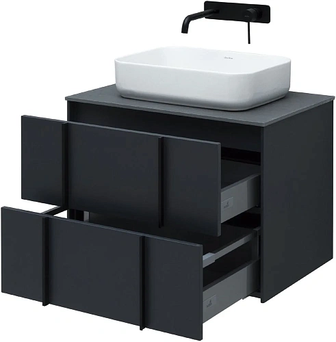 Тумба под раковину Allen Brau Reality 70 1.32004.AM антрацит матовый Тумба под раковину Allen Brau Reality 70 1.32004.AM антрацит матовый