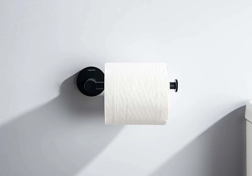 Держатель туалетной бумаги Aquatek ЕВРОПА AQ4108MB черный матовый Держатель туалетной бумаги Aquatek ЕВРОПА AQ4108MB черный матовый