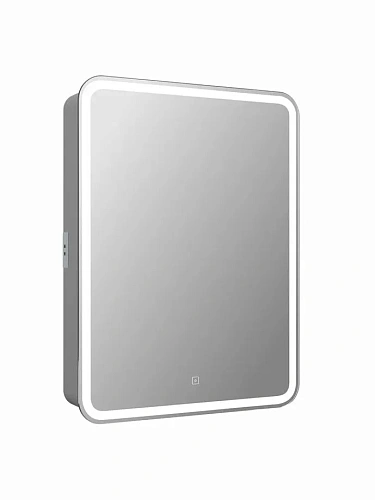 Зеркальный шкаф Taliente CBled TA-CBled-EL6080R с LED-подсветкой, 60x15x80, асимметричный, с розеткой Зеркальный шкаф Taliente CBled TA-CBled-EL6080R с LED-подсветкой, 60x15x80, асимметричный, с розеткой