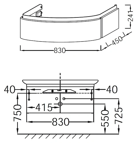 Комплект мебели 100 см Jacob Delafon Presqu'ile , подвесной, палисандр шпон, 1 ящик, с подсветкой, п E4436-00+EB1100-V13+EB1109-NF Комплект мебели 100 см Jacob Delafon Presqu'ile , подвесной, палисандр шпон, 1 ящик, с подсветкой, п E4436-00+EB1100-V13+EB1109-NF