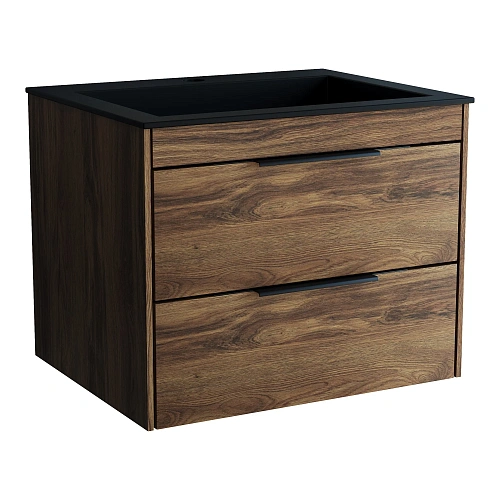 Тумба под раковину Vincea Chiara 2D 600 VMC-2C2600CO подвесная, C.Oak Тумба под раковину Vincea Chiara 2D 600 VMC-2C2600CO подвесная, C.Oak