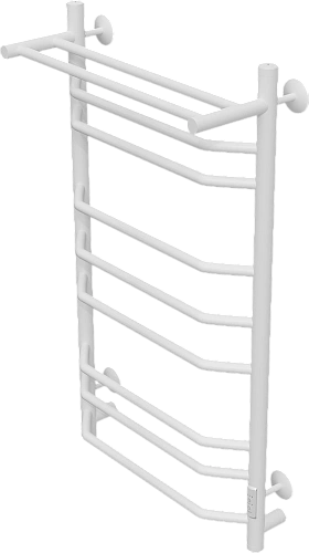 Полотенцесушитель электрический EWRIKA Сафо БР3 100х50, белый, с полкой 582345 Полотенцесушитель электрический EWRIKA Сафо БР3 100х50, белый, с полкой 582345